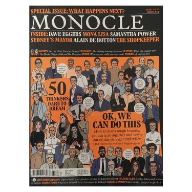 Double page photo publication inside the article "Life through a zoom lens" on Monocle Magazine n.134-June 2020
