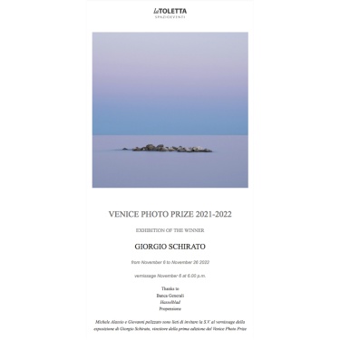 Venice Photo Prize 2021/2022 - First Prize Winner
