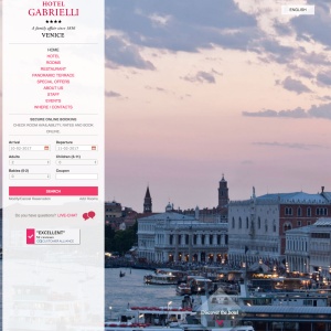 Pictures for Hotel Gabrielli website homepage