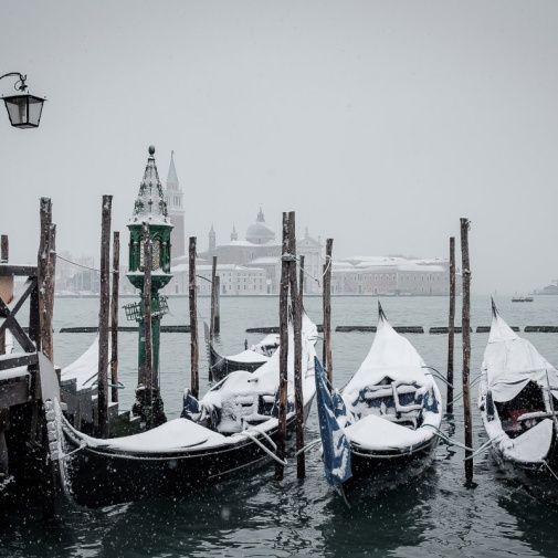 Snowy Venice