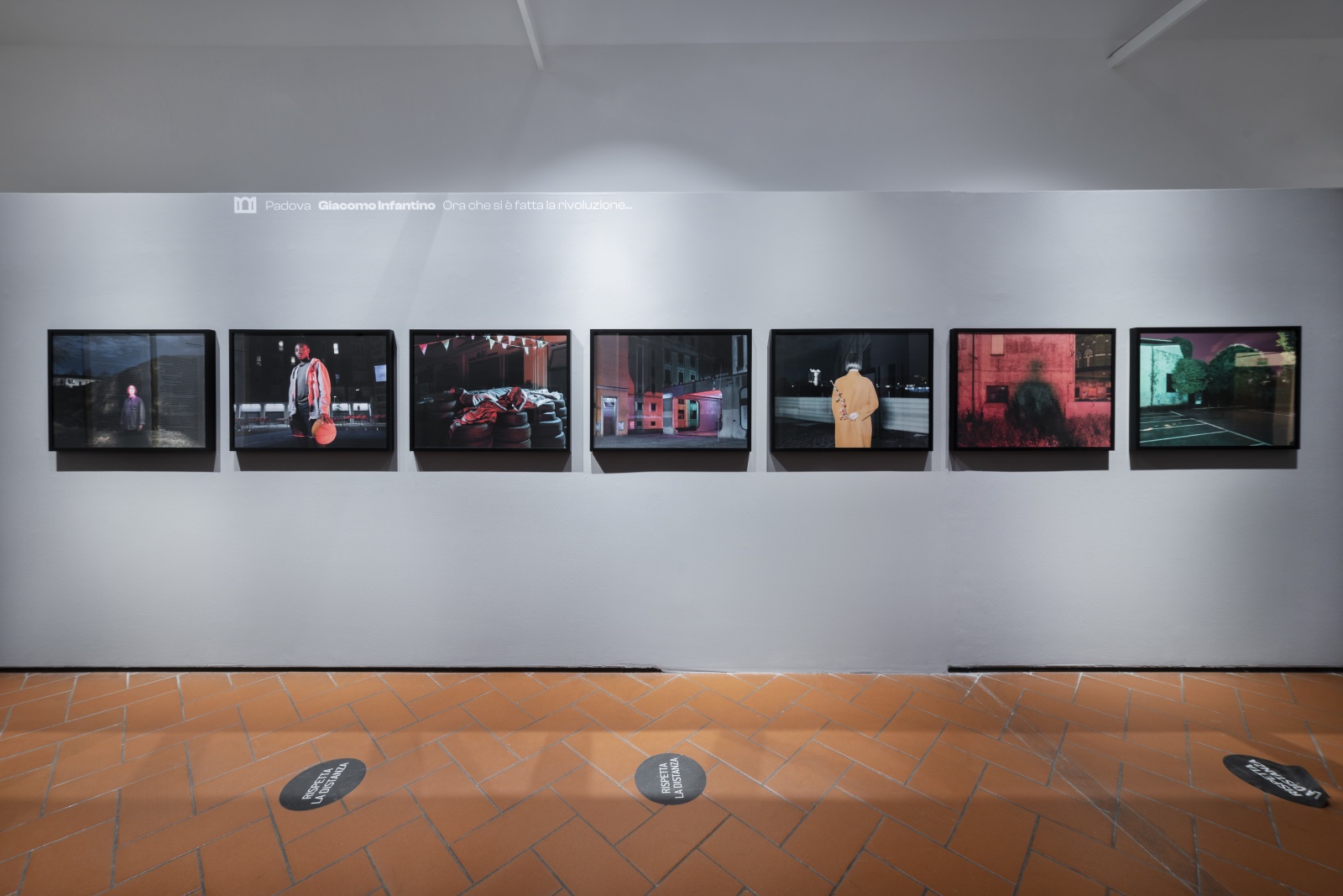 Exhibition view of "Ora che si è fatta la rivoluzione...", work exhibited for the project "Panorami contemporanei e luoghi in trasformazione" at Museo di Fotografia Contemporanea / MUFOCO – Cinisello Balsamo, IT