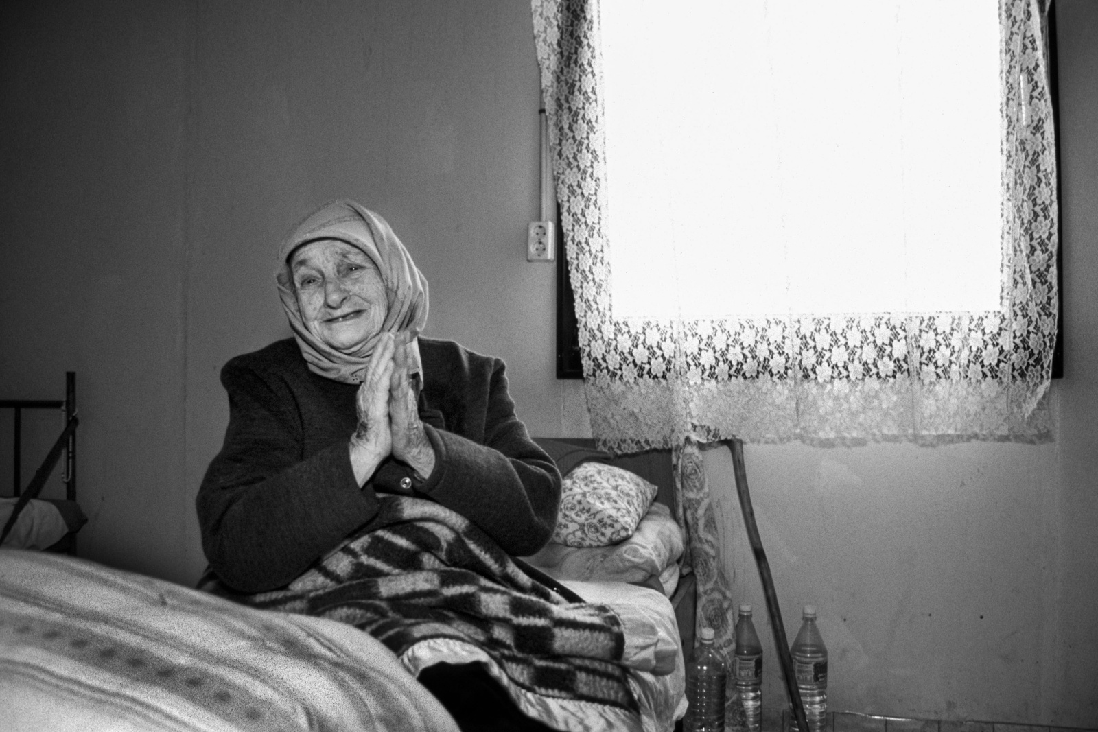 Aprile 1994 - Croazia, campo di accoglienza di Gasinci per profughi musulmani fuggiti dalla guerra in Bosnia e rifugiati nei centri dell’UNHCR  in Slavonia 