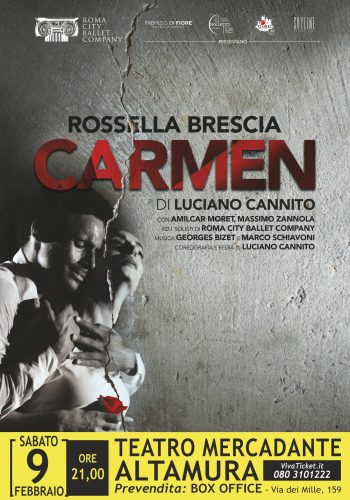 Carmen di Luciano Cannito con Rossella Brescia e Amilcar Moret Gonzales