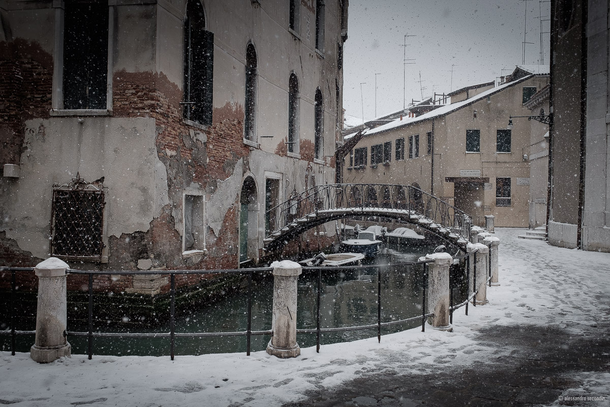 Snowy Venice